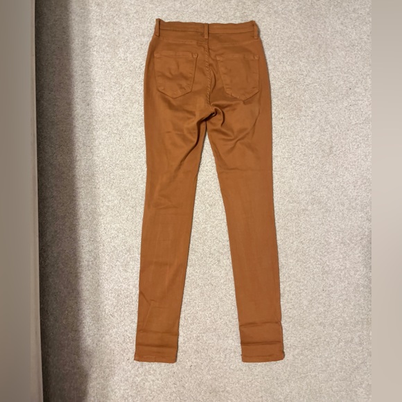 Like new Vibrant size 11 stretchy jeans, factory distressed camel colored - Picture 5 of 5